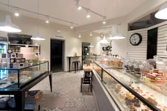 recreate 3d pastry shop,dessert lounge, bakery rendering café layout,3d pizzeria