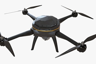create hard surface model racing drone 3d model industrial drones fpv drone
