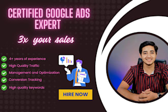 setup and manage google ads PPC campaigns as your adwords expert