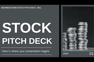 design pitch deck for ai startup, crypto deck machine learning saas llm inventor