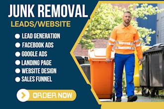 do junk removal leads junk hauling leads junk removal website dumper leads