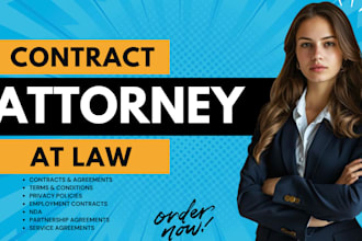 be your online lawyer for agreements, contracts, privacy policies and terms