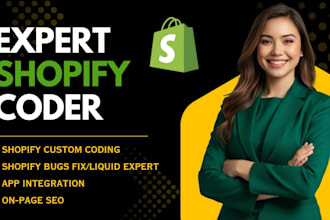 do shopify custom coding fix shopify code bugs fixing shopify coder developer