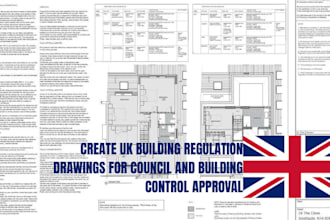 design UK building regulation drawings for council and building control approval