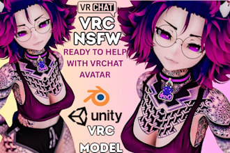 create custom vrchat, vr character, anime avatar furry avatar booth avatar