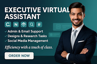 executive virtual assistant reseach social media virtual notion assistance canva