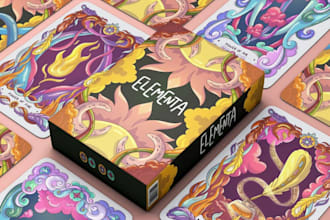 design print ready playing card game card box printable card deck diecut in cmyk