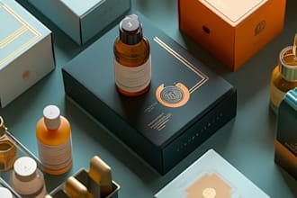 do your box packaging design, packaging sleeve