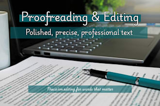 proofread and copyedit your manuscript or document