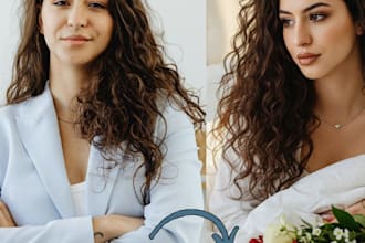 turn your photo into a unique and professional photoshoot