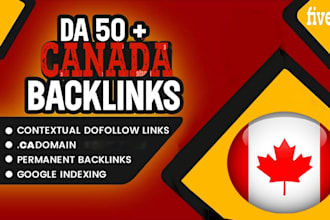 high quality canada SEO backlinks with dofollow canadian link building