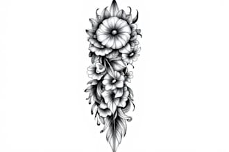 create a tattoo design of tattoo sleeve