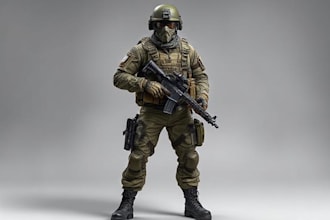 create military tactical character