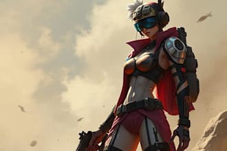 do your cyberpunk character arts