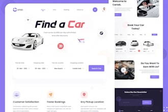 develop ai powered car rental, car inspection website, car listing website