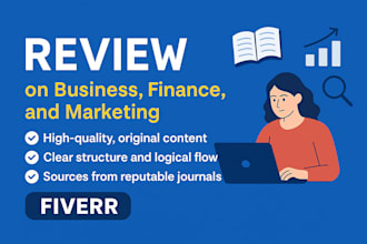 write on finance literature
