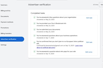complete your business operation verification in google ads