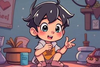 draw anything as a cartoon or cartoon character