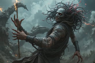 fantasy horror and fantasy horror character