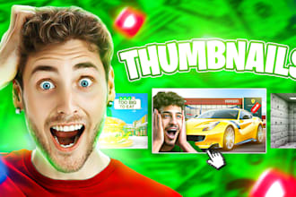 design high CTR irl youtube thumbnails that get clicks