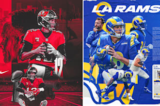 do modern sports flyer, football, basketball, poster banner