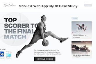 design UI UX case study portfolio, product design case study in figma