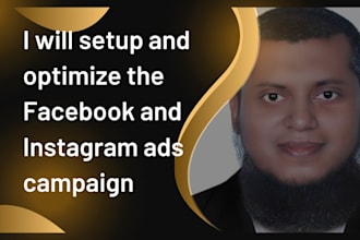 do setup and optimize the facebook and instagram ads campaign