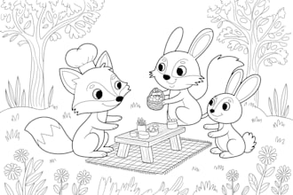 draw unique digital coloring pages for kids and adults