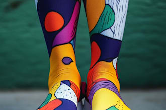 make beautiful socks design