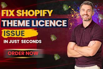 install and fix shopify theme licence issue