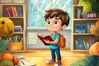 do children book illustration