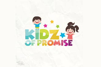 design unique kids promise logo
