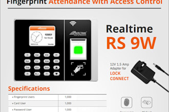 provide remote technical support for biometric devices