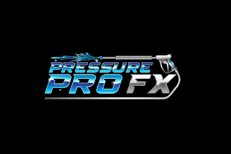 design looking awesome pressure washing company logo