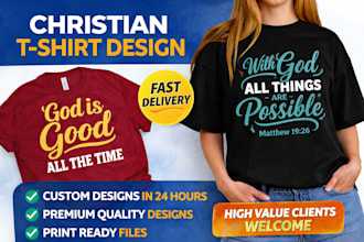 make custom christian t shirt design