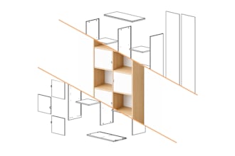 design high end 3d assembly instructions for furniture