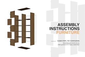 clear assembly instructions for furniture products