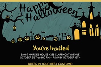 do 2025 halloween flyer, halloween invite, halloween printables for etsy