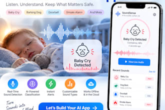 add on device sound detection or ml to your ios or android app