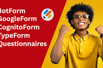 create online form using jotform, typeform, online survey