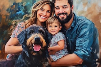 draw a couple portrait, wedding illustration