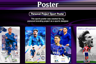 design sports poster, banner, flyer, graphics