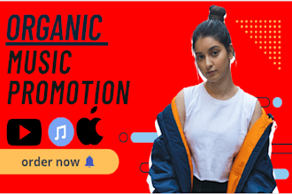 promote your music on tidal, youtube and apple music to real targeted fans