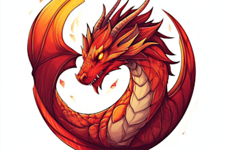 create a fantasy game logo
