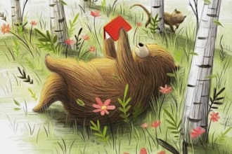 children story book illustration children story book illustration