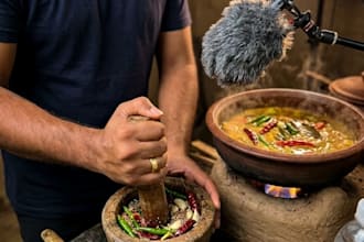shoot authentic sri lankan cooking videos and curry recipes