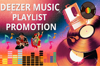 organic deezer music promotion and playlist pitch for your tracks