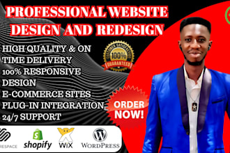 build wix website design, wix website redesign, or wix business website design