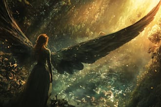 create a unique, custom digital illustration