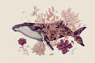 draw custom botanical illustration art